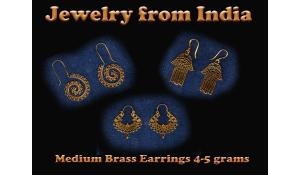 Earring - Medium Brass